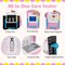 Kids Wooden Medical Center Playset Doctor’s Office Toy with 29 Accessories, ECG & X-Ray Station, Storage Drawers
